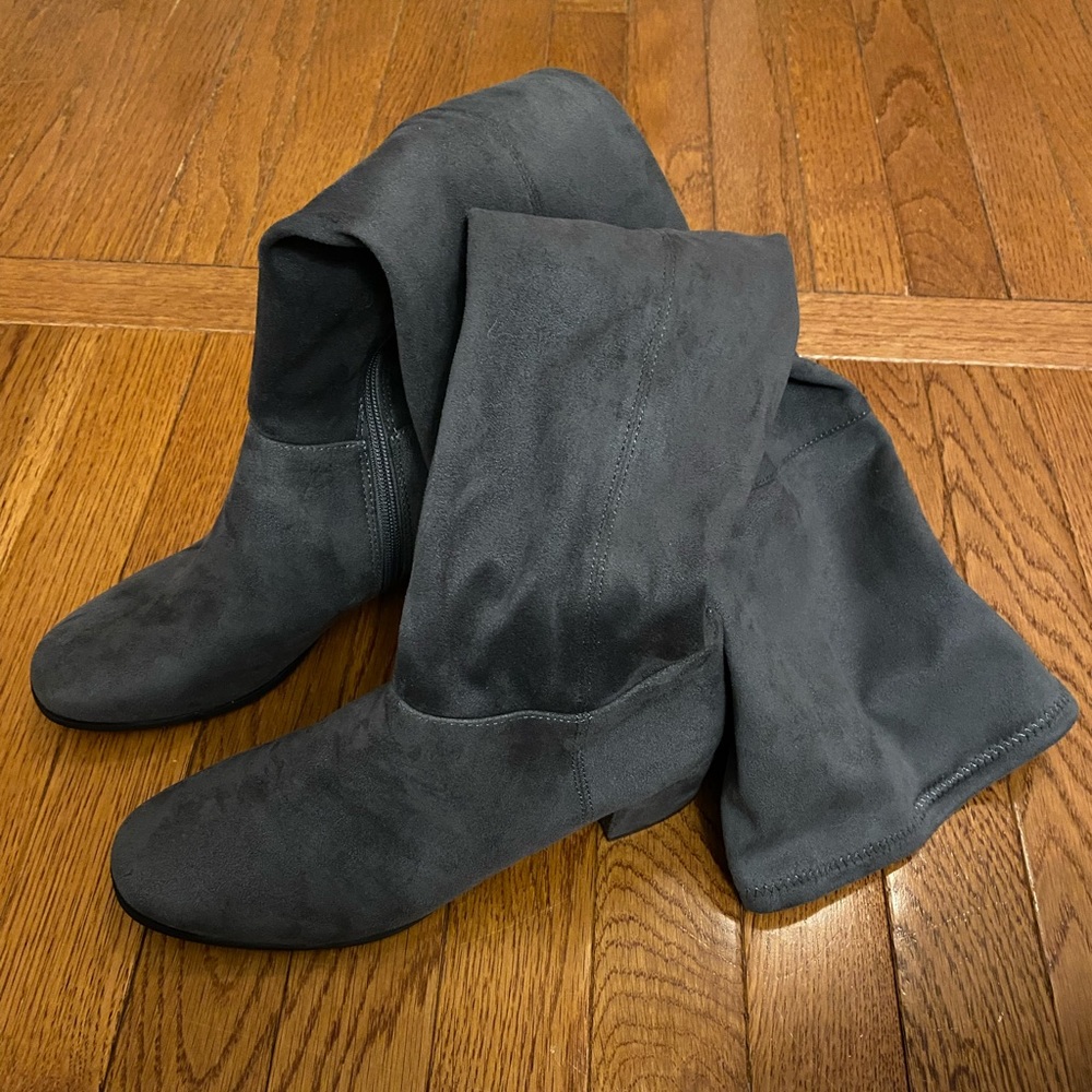Chinese laundry Suede over the Knee High Boots